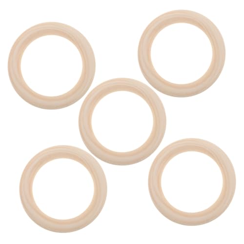 EPIGEIST 5 Stück Teiliges Holzringe Unvollendete Bastelringe für Diy Schmuck Makramee Anhänger Natürliche Holz Kreise zum Bemalen und Dekorieren EPIGEIST 5 Stück Teiliges Holzringe Unvollendete Bastelringe für Diy Schmuck Makramee Anhänger Natürliche Holz Kreise zum Bemalen und Dekorieren von EPIGEIST