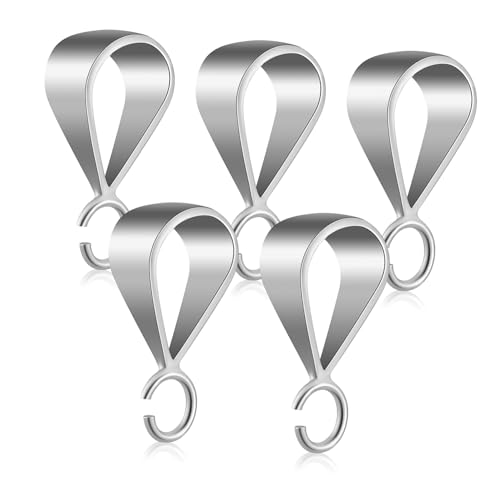 EPIGEIST 5 Stück Teiliges Silber Anhänger Verschlüsse mit Hochwertige Schmuckverbindungen für DIY und Bastelprojekte Sichere und Lösung EPIGEIST 5 Stück Teiliges Silber Anhänger Verschlüsse mit Hochwertige Schmuckverbindungen für DIY und Bastelprojekte Sichere und Lösung von EPIGEIST