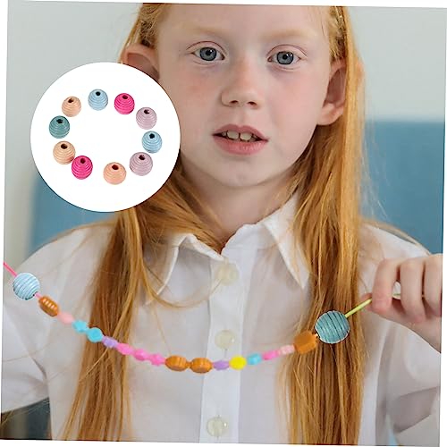 EPIGEIST 50 Stück Bunte Holzperlen mit Schraubgewinde Farbenfrohe Perlen zum Auffädeln für DIY Bastelset für Armbänder Halsketten und Schmuckherstellung EPIGEIST 50 Stück Bunte Holzperlen mit Schraubgewinde Farbenfrohe Perlen zum Auffädeln für DIY Bastelset für Armbänder Halsketten und Schmuckherstellung von EPIGEIST