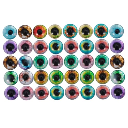 EPIGEIST 50 Stück Cabochon Patches mit Halbkugeligem Augenmuster DIY Schmuck Zubehör Langlebige Praktische Glassteine für Ohrringe Manschettenknöpfe und Bastelarbeiten EPIGEIST 50 Stück Cabochon Patches mit Halbkugeligem Augenmuster DIY Schmuck Zubehör Langlebige Praktische Glassteine für Ohrringe Manschettenknöpfe und Bastelarbeiten von EPIGEIST