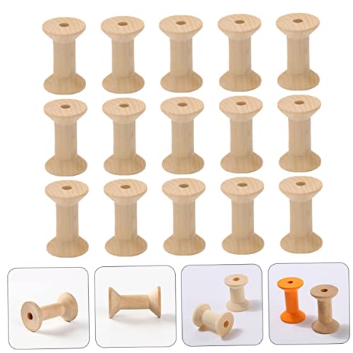 EPIGEIST 50 Stück Leere Holzspulen Natürliche Farbe Glatte Oberfläche DIY Handwerkszubehör für Nähen Basteln Sichere Langlebige Vintage Bobbins EPIGEIST 50 Stück Leere Holzspulen Natürliche Farbe Glatte Oberfläche DIY Handwerkszubehör für Nähen Basteln Sichere Langlebige Vintage Bobbins von EPIGEIST