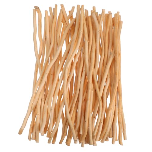 EPIGEIST 50 Stück Natürliche Holzstäbe DIY Bastelstäbe mit Rinde für Wanddeko Foto Requisiten und Handarbeiten Langlebige Sticks für Garten Hochzeit und Kreative Dekoration von EPIGEIST
