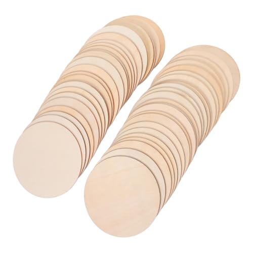 EPIGEIST 50 Stück Naturbelassene Holzkreise Blanke Runde Holzscheiben aus Birkenholz Vorgeschliffen für DIY Bastelarbeiten Malerei Gravur Rustikale Holzscheiben für Kreative Dekoration EPIGEIST 50 Stück Naturbelassene Holzkreise Blanke Runde Holzscheiben aus Birkenholz Vorgeschliffen für DIY Bastelarbeiten Malerei Gravur Rustikale Holzscheiben für Kreative Dekoration von EPIGEIST
