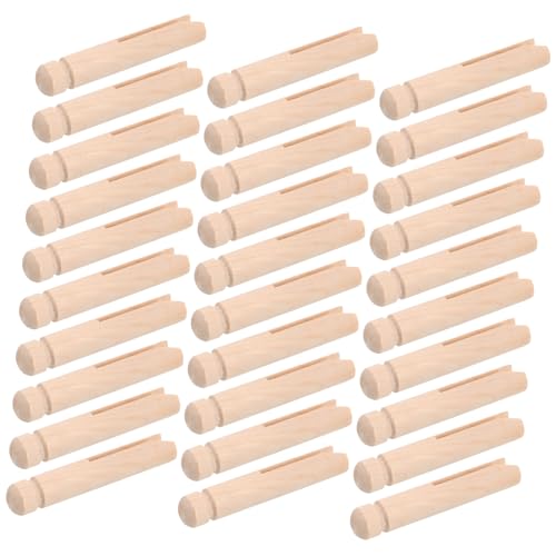 EPIGEIST 50 Stück Naturholz Rundkopf wäscheklammern Vielseitige Holzklemmen für Wäscheleine Basteln Organisation und DIY projekte Umweltfreundlich Plastikfrei EPIGEIST 50 Stück Naturholz Rundkopf wäscheklammern Vielseitige Holzklemmen für Wäscheleine Basteln Organisation und DIY projekte Umweltfreundlich Plastikfrei von EPIGEIST