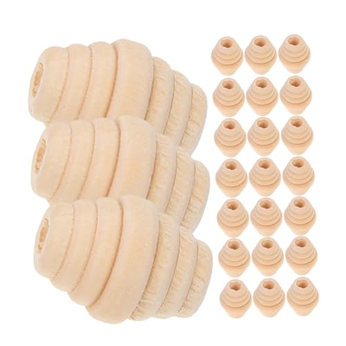 EPIGEIST 50 Stück Ovale Holzperlen zum Basteln Abgerundete Spacer Perlen für Armbänder DIY Schmuckherstellung Naturbelassene Holzperlen für Makramee Langlebige Bastelperlen zum Auffädeln EPIGEIST 50 Stück Ovale Holzperlen zum Basteln Abgerundete Spacer Perlen für Armbänder DIY Schmuckherstellung Naturbelassene Holzperlen für Makramee Langlebige Bastelperlen zum Auffädeln von EPIGEIST