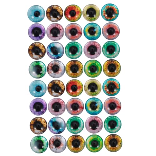 EPIGEIST 50 Stück Patches mit Halbkugel Augenmuster DIY Schmuck Zubehör Gemischte Muster Robuste Cabochons für Schmuck und Bastelprojekte EPIGEIST 50 Stück Patches mit Halbkugel Augenmuster DIY Schmuck Zubehör Gemischte Muster Robuste Cabochons für Schmuck und Bastelprojekte von EPIGEIST