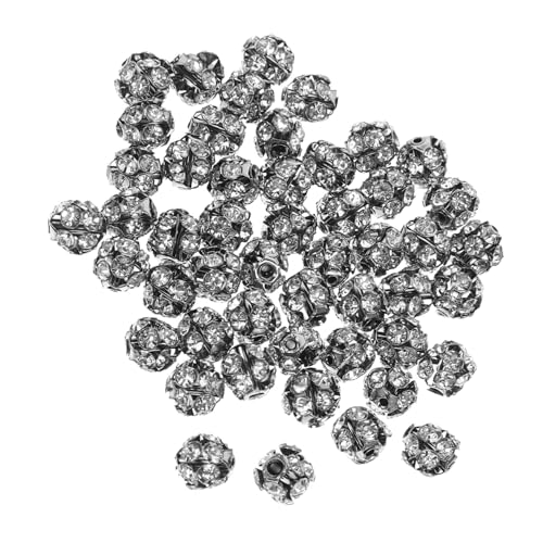 EPIGEIST 50 Stück Spacer Perlen aus Legierung Schwarze Kristall hohlperlen mit Strass Leichte und Verschleißfeste Schmuckzwischenstücke für DIY Halsketten Armbänder Zubehör für Kreative EPIGEIST 50 Stück Spacer Perlen aus Legierung Schwarze Kristall hohlperlen mit Strass Leichte und Verschleißfeste Schmuckzwischenstücke für DIY Halsketten Armbänder Zubehör für Kreative von EPIGEIST