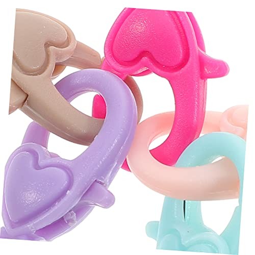 EPIGEIST 50 Stück Teiliges Bunte Herz Lobster Verschlüsse für DIY Schmuckherstellung Stabile Karabiner für Armbänder Halsketten Schlüsselanhänger Rostfreie Metallverbindungsstücke EPIGEIST 50 Stück Teiliges Bunte Herz Lobster Verschlüsse für DIY Schmuckherstellung Stabile Karabiner für Armbänder Halsketten Schlüsselanhänger Rostfreie Metallverbindungsstücke von EPIGEIST