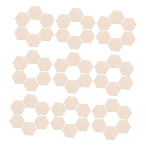 EPIGEIST 50 Stück Unbehandelte Holz Sechseck Formen aus Robustem Basswood für DIY Bastelprojekte und Malerei Einzigartiges Hexagon Design als Blank Dekorationselement für Zuhause und Büro EPIGEIST 50 Stück Unbehandelte Holz Sechseck Formen aus Robustem Basswood für DIY Bastelprojekte und Malerei Einzigartiges Hexagon Design als Blank Dekorationselement für Zuhause und Büro von EPIGEIST
