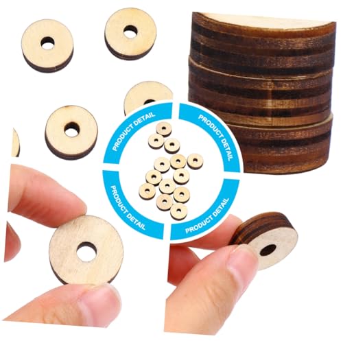 EPIGEIST 5er Packungen Hohle Holzscheiben Rund Naturholz Holzscheiben zum Bemalen DIY Basteln Handgefertigte Holzchips pro Packung für Kunsthandwerk Dekoration EPIGEIST 5er Packungen Hohle Holzscheiben Rund Naturholz Holzscheiben zum Bemalen DIY Basteln Handgefertigte Holzchips pro Packung für Kunsthandwerk Dekoration von EPIGEIST