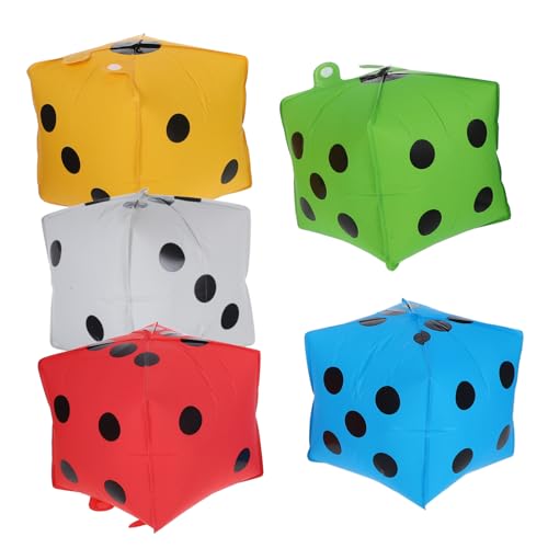 EPIGEIST 5pcs Aluminium Folienballons Für Themenpartydekorationen Wiederverwendbarer Würfel -party -ballon Für Spiele Nacht Karneval Geburtstagsfeier Party Festival Cube Ballon Square von EPIGEIST