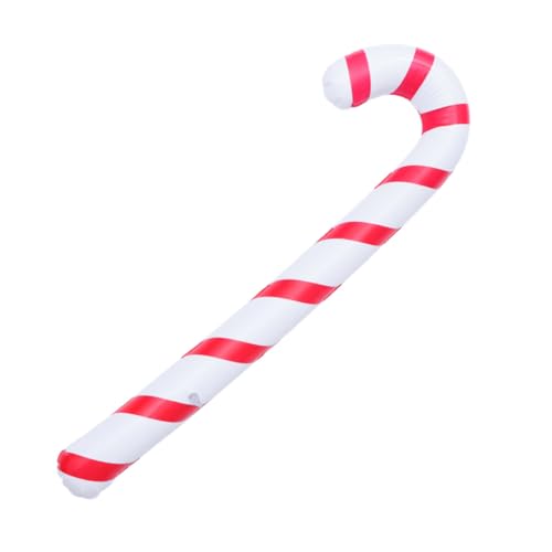 EPIGEIST 6 Stück Aufblasbare Krücken Weihnachtsdekorationen Zuckerstangen Dekor Zum Aufblasen Von Zuckerstangen Party Drinnen Weihnachts von EPIGEIST