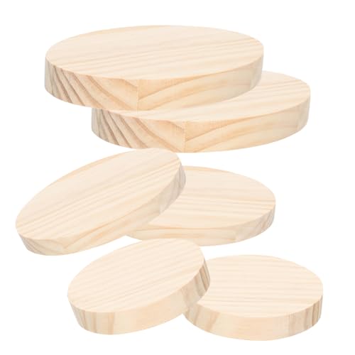 EPIGEIST 6 Stück Holzplatten zum Basteln Rechteckige Naturbelassene Holz Basen für Figurenanzeige DIY Holzuntersetzer Glatt ohne Grate Langlebig für Minifiguren Vitrine EPIGEIST 6 Stück Holzplatten zum Basteln Rechteckige Naturbelassene Holz Basen für Figurenanzeige DIY Holzuntersetzer Glatt ohne Grate Langlebig für Minifiguren Vitrine von EPIGEIST