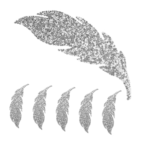 EPIGEIST 6 Stück Strass Applikationen zum Aufbügeln Vielseitige DIY Verzierung für Kleidung Taschen und Haaraccessoires Hitzebeständig Fein Gearbeitet mit Funkelnden Kristallsteinen für von EPIGEIST