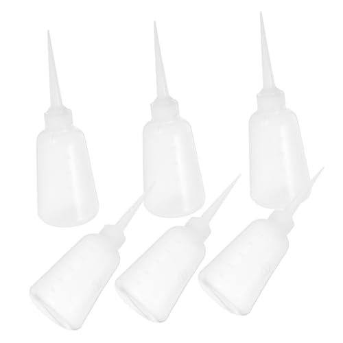 EPIGEIST 6 Stück Teiliges Klare Kunststoff Dosierflaschen mit Feiner Spitze Präzise Applikatorflaschen für Klebstoff Farbe Tinte Robuste Langlebige Flaschen für DIY Wiederverwendbar EPIGEIST 6 Stück Teiliges Klare Kunststoff Dosierflaschen mit Feiner Spitze Präzise Applikatorflaschen für Klebstoff Farbe Tinte Robuste Langlebige Flaschen für DIY Wiederverwendbar von EPIGEIST
