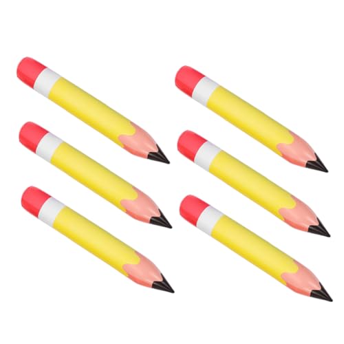EPIGEIST 6 Stück Teiliges PVC Aufblasbares Bleistift Schulanfang Klassenzimmer Wanddekoration Leicht Sicher Auffällige Gelbe Schulballons für Kreative Raumgestaltung EPIGEIST 6 Stück Teiliges PVC Aufblasbares Bleistift Schulanfang Klassenzimmer Wanddekoration Leicht Sicher Auffällige Gelbe Schulballons für Kreative Raumgestaltung von EPIGEIST