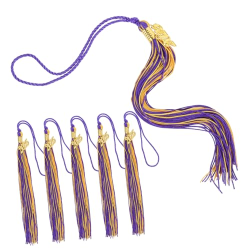 EPIGEIST 6 Stück Teiliges Polyester Quasten für Abschlusskappen Einfach zu Befestigen Stilvolle Anhänger Dekoration für Hochschul Abschlussfeiern und Graduation Season Party EPIGEIST 6 Stück Teiliges Polyester Quasten für Abschlusskappen Einfach zu Befestigen Stilvolle Anhänger Dekoration für Hochschul Abschlussfeiern und Graduation Season Party von EPIGEIST