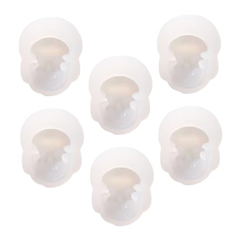 EPIGEIST 6 Stück Teiliges Silikon Skull Head Gießformen Langlebig Flexibel Wiederverwendbar DIY Epoxidharz Schmuckherstellung Bastelformen für Kreative Skull Designs EPIGEIST 6 Stück Teiliges Silikon Skull Head Gießformen Langlebig Flexibel Wiederverwendbar DIY Epoxidharz Schmuckherstellung Bastelformen für Kreative Skull Designs von EPIGEIST