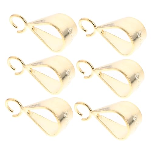 EPIGEIST 6 Stück Teiliges Sterlingsilber Pinch Bails für Schmuckherstellung Anhängerverschluss mit Langlebige Clip Verbindung für Halsketten Armbänder DIY Schmuckzubehör EPIGEIST 6 Stück Teiliges Sterlingsilber Pinch Bails für Schmuckherstellung Anhängerverschluss mit Langlebige Clip Verbindung für Halsketten Armbänder DIY Schmuckzubehör von EPIGEIST