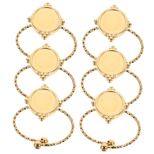 EPIGEIST 6 Stück Teiliges Verstellbare Edelstahl Ringbasen mit Flachem Boden Oval Offene DIY Schmuckrohlinge zum Basteln Individueller Fingerringe Langlebig und Vielseitig für EPIGEIST 6 Stück Teiliges Verstellbare Edelstahl Ringbasen mit Flachem Boden Oval Offene DIY Schmuckrohlinge zum Basteln Individueller Fingerringe Langlebig und Vielseitig für von EPIGEIST