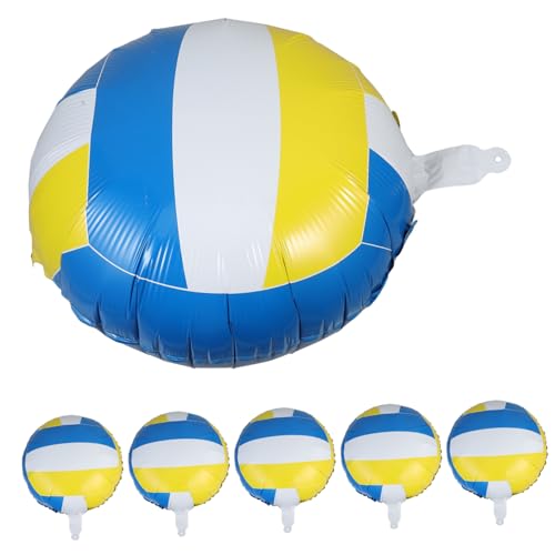 EPIGEIST 6 Stück Volleyball-Ballon Volleyball-Partygeschenke Sportball Ballon Sportliche Luftballons Volleyball-Themenparty Tennisball-Partydekorationen Luftballons für Sportpartys EPIGEIST 6 Stück Volleyball-Ballon Volleyball-Partygeschenke Sportball Ballon Sportliche Luftballons Volleyball-Themenparty Tennisball-Partydekorationen Luftballons für Sportpartys von EPIGEIST