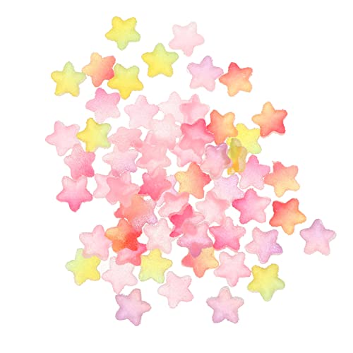 EPIGEIST 60 Stück DIY Star Ornament Farbige Stern Perlen für Handyhüllen Schmuck und Bastelprojekte Zubehör für Kreative DIY Projekte und von EPIGEIST