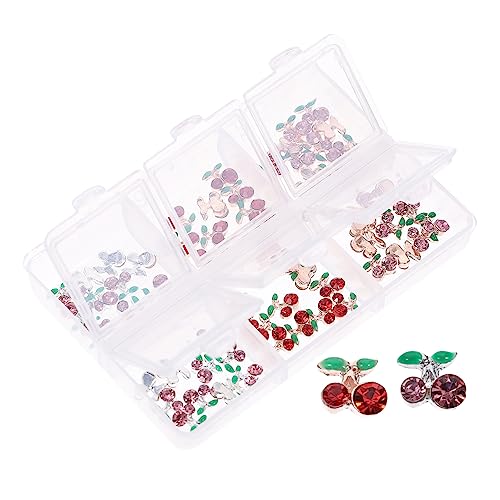 EPIGEIST 60 Stück Strass Nagelkunst Zubehör Rosa Früchte Nageljuwelen Für Nägel Damenschmuck Nagelanhänger Diamanten Nagelanhänger Für UV Glänzende Nagelstecker Form Nagelstecker EPIGEIST 60 Stück Strass Nagelkunst Zubehör Rosa Früchte Nageljuwelen Für Nägel Damenschmuck Nagelanhänger Diamanten Nagelanhänger Für UV Glänzende Nagelstecker Form Nagelstecker von EPIGEIST