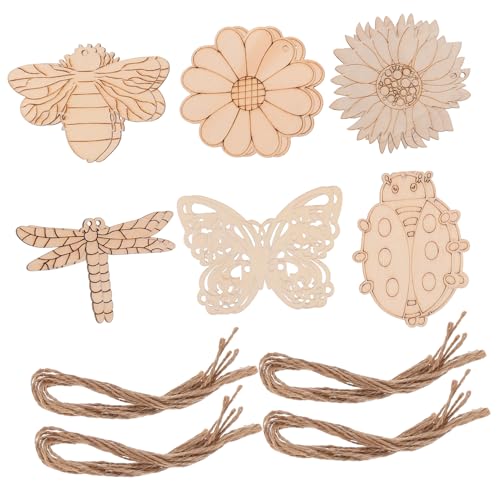 EPIGEIST 60 Stück Teiliges Blanke Holzscheiben aus Stabilem Holz Glatte Oberfläche Leichte Schmetterlingsformen und Insektenmotive zum Basteln Bemalen DIY Holzdeko für Heimdekoration EPIGEIST 60 Stück Teiliges Blanke Holzscheiben aus Stabilem Holz Glatte Oberfläche Leichte Schmetterlingsformen und Insektenmotive zum Basteln Bemalen DIY Holzdeko für Heimdekoration von EPIGEIST