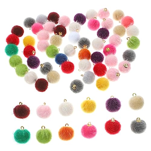 EPIGEIST 60 Stück Teiliges Pompon für DIY Schmuckherstellung Bunte Flauschige Ohrring Anhänger Langlebigem und Vielseitig für Schlüsselanhänger Armbänder Halsketten Bastelzubehör EPIGEIST 60 Stück Teiliges Pompon für DIY Schmuckherstellung Bunte Flauschige Ohrring Anhänger Langlebigem und Vielseitig für Schlüsselanhänger Armbänder Halsketten Bastelzubehör von EPIGEIST