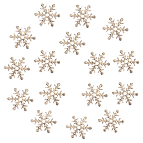 EPIGEIST 600 Stk. Teiliges Goldene Schneeflocken Konfetti Festliche Tischdekoration Partystreuung für Weihnachtsfeiern und Fotoshootings Langlebiges Farbenfrohes Streudeko Zubehör von EPIGEIST