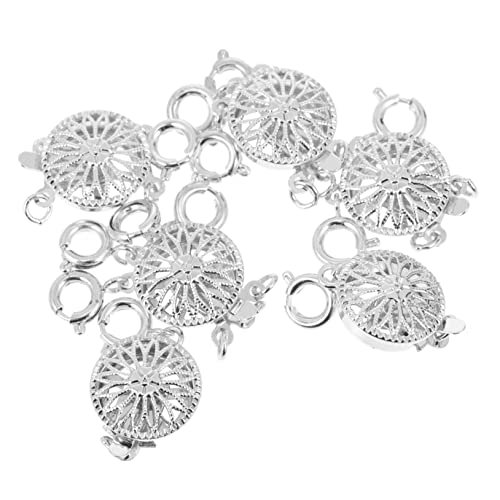 EPIGEIST 6Stücke Schieberschloss Verschlüsse für DIY Schmuckherstellung für Halsketten Armbänder Fußketten und Mehr Langlebig und Vielseitig Einsetzbar von EPIGEIST