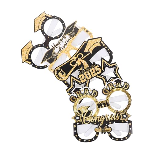 EPIGEIST 6pcs 2025 Neujahr Gläser Papiernummer Brillen Abschlussfeier Lustige Partyfoto Requisiten Weihnachtsferien Vorräte EPIGEIST 6pcs 2025 Neujahr Gläser Papiernummer Brillen Abschlussfeier Lustige Partyfoto Requisiten Weihnachtsferien Vorräte von EPIGEIST