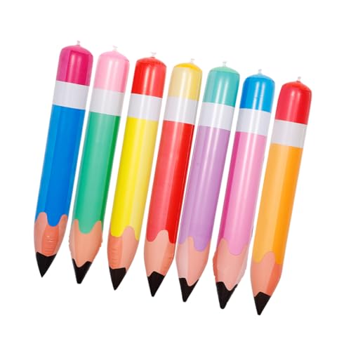 EPIGEIST 7 Stück Teiliges Aufblasbare Bleistift Deko PVC Farbige Schulanfang Deko Leichte Tragbare Riesenstifte für Klassenzimmer Geburtstagsfeiern Hängende Wand und Deckendekoration EPIGEIST 7 Stück Teiliges Aufblasbare Bleistift Deko PVC Farbige Schulanfang Deko Leichte Tragbare Riesenstifte für Klassenzimmer Geburtstagsfeiern Hängende Wand und Deckendekoration von EPIGEIST