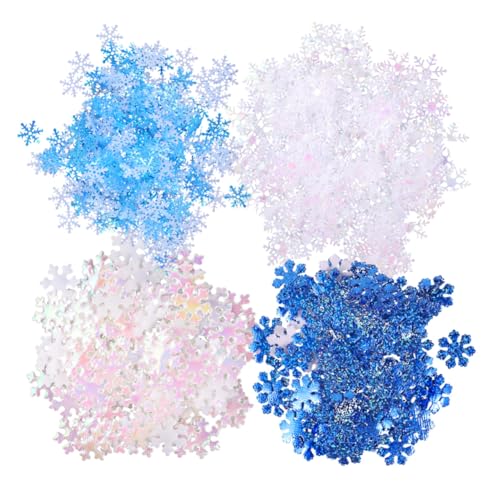 EPIGEIST 700 Stück Schneeflocken Konfetti Bunte Streudeko in Weiß und Eisblau Kunststoff Tischdeko für Weihnachtsfeier Hochzeit und Winterparty für Festliche Dekoration EPIGEIST 700 Stück Schneeflocken Konfetti Bunte Streudeko in Weiß und Eisblau Kunststoff Tischdeko für Weihnachtsfeier Hochzeit und Winterparty für Festliche Dekoration von EPIGEIST