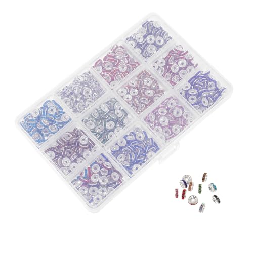 EPIGEIST 720 Stück DIY Spacer Perlen Abs Material Robust Langlebig für Schmuckherstellung Armband Halskette Ohrring Basteln Vielseitig Geeignet Glatte Oberfläche EPIGEIST 720 Stück DIY Spacer Perlen Abs Material Robust Langlebig für Schmuckherstellung Armband Halskette Ohrring Basteln Vielseitig Geeignet Glatte Oberfläche von EPIGEIST