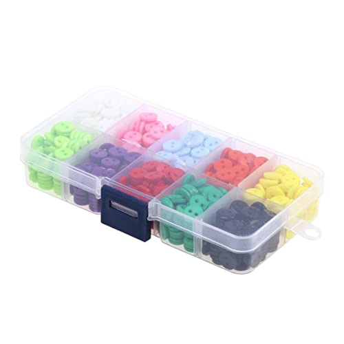 EPIGEIST 750Stücke Resin Knöpfe für Kinderbekleidung DIY Nähzubehör Runde Zweiloch Buttons für Scrapbooking und Bastelprojekte Handarbeiten und Dekoration von EPIGEIST
