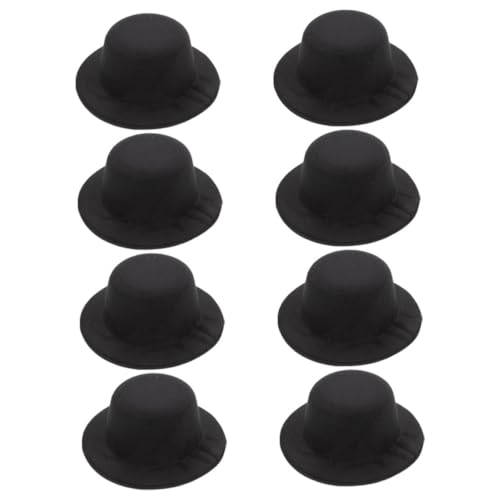 EPIGEIST 8 Kleine Zylinder: Miniatur-zylinder – Mini-zylinder in Schwarz Für Diy-dekoration, Partyzubehör, Schneemann-dekoration, Weihnachten, Geburtstagsparty, Hochzeit, Familientreffen von EPIGEIST