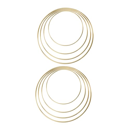 EPIGEIST 8 Stück Goldene Eisenkreis Drahtkranzformen Rahmendrahtreifen Zum Basteln Blumenreifen Makramee Ringe Drahtringe Zum Basteln Kranzreifen Bastelringe Metall Bastelreifen EPIGEIST 8 Stück Goldene Eisenkreis Drahtkranzformen Rahmendrahtreifen Zum Basteln Blumenreifen Makramee Ringe Drahtringe Zum Basteln Kranzreifen Bastelringe Metall Bastelreifen von EPIGEIST