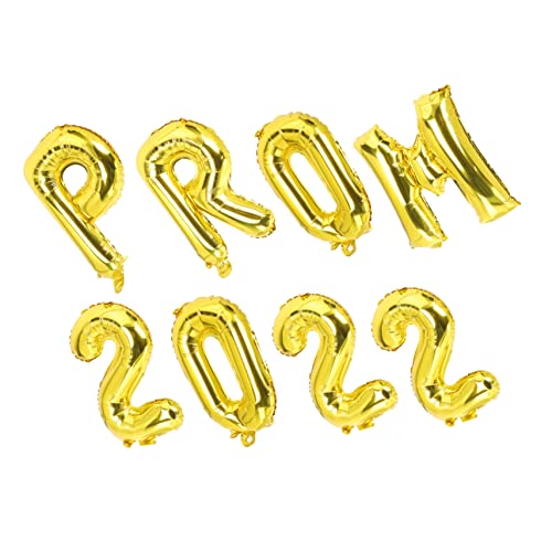 EPIGEIST 8 Stück Teiliges Folienballon Set Prom Gold Langlebige Aluminiumfolie Leichte Party Deko für Abschlussfeier für und Wanddekoration Passend für Graduation Party Szenen EPIGEIST 8 Stück Teiliges Folienballon Set Prom Gold Langlebige Aluminiumfolie Leichte Party Deko für Abschlussfeier für und Wanddekoration Passend für Graduation Party Szenen von EPIGEIST