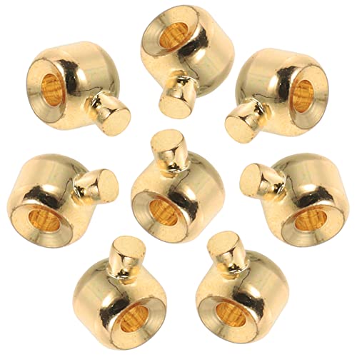EPIGEIST 8 Stück Teiliges Schmuckverschluss Gold Endklammern für DIY Armband und Halskette Langlebige Kupferlegierung Leicht nicht Verblassend Geeignet für Perlenarmband Basteln und EPIGEIST 8 Stück Teiliges Schmuckverschluss Gold Endklammern für DIY Armband und Halskette Langlebige Kupferlegierung Leicht nicht Verblassend Geeignet für Perlenarmband Basteln und von EPIGEIST