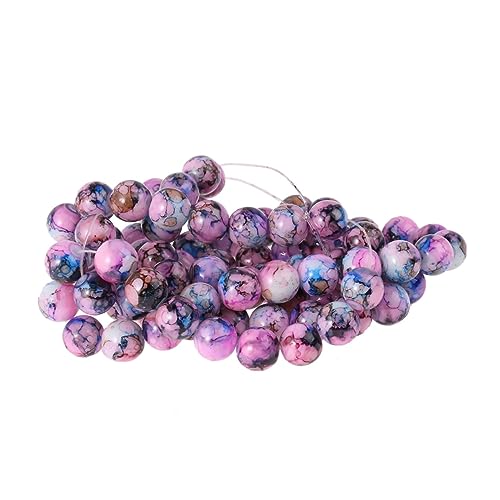 EPIGEIST 80 Stück Glas-Pop- -Schmuckzubehör Halskette Perlen Herstellung runde Armbandperlen Armbänder armband zubehör glasperlen Perlenmix DIY-Perlen handgefertigte Accessoires Colorful EPIGEIST 80 Stück Glas-Pop- -Schmuckzubehör Halskette Perlen Herstellung runde Armbandperlen Armbänder armband zubehör glasperlen Perlenmix DIY-Perlen handgefertigte Accessoires Colorful von EPIGEIST