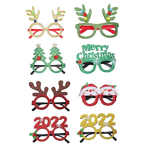EPIGEIST 8Stücke Kreative Weihnachtsbrillen Dekorative Partybrillen Für Festliche Anlässe Leicht Und Angenehm Zu Einzigartiges Design Für Unvergessliche Feiern EPIGEIST 8Stücke Kreative Weihnachtsbrillen Dekorative Partybrillen Für Festliche Anlässe Leicht Und Angenehm Zu Einzigartiges Design Für Unvergessliche Feiern von EPIGEIST