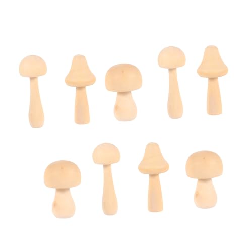 EPIGEIST 9 Stk. Teiliges DIY Holzpilz Bastelset für Natürliche Unbehandelte Holzornamente Bemalbare Pilzfiguren in Verschiedenen Fördert Kreativität und Fantasie als Tischdekoration und EPIGEIST 9 Stk. Teiliges DIY Holzpilz Bastelset für Natürliche Unbehandelte Holzornamente Bemalbare Pilzfiguren in Verschiedenen Fördert Kreativität und Fantasie als Tischdekoration und von EPIGEIST