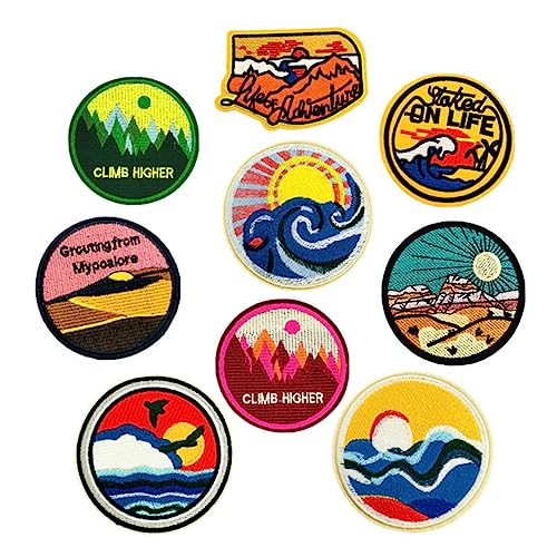 EPIGEIST 9 Stück Teiliges Runde Aufnäher zum Aufbügeln Bunte Cartoon Stickerei Patches für Kleidung Jeans Taschen Hüte Strapazierfähige DIY Applikationen für Textilien und Bastelprojekte EPIGEIST 9 Stück Teiliges Runde Aufnäher zum Aufbügeln Bunte Cartoon Stickerei Patches für Kleidung Jeans Taschen Hüte Strapazierfähige DIY Applikationen für Textilien und Bastelprojekte von EPIGEIST