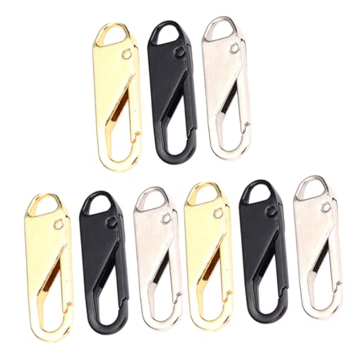 EPIGEIST 9 Stück Teiliges Zipper Pulls aus Robustem Zinklegierung Metall mit Abnehmbarem Gummi Langlebige Ersatz Reißverschluss Griffe für Rucksäcke Koffer und Jacken Installieren und EPIGEIST 9 Stück Teiliges Zipper Pulls aus Robustem Zinklegierung Metall mit Abnehmbarem Gummi Langlebige Ersatz Reißverschluss Griffe für Rucksäcke Koffer und Jacken Installieren und von EPIGEIST