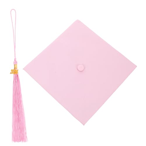 EPIGEIST Abiturmütze Mütze Für Den Abschluss 2025 Abschlusskappe Und Quaste Abschlusshüte Gefälligkeiten Für Abschlussfeiern Abschlussmütze Abschlussfeier 2025 Polyester Rot von EPIGEIST