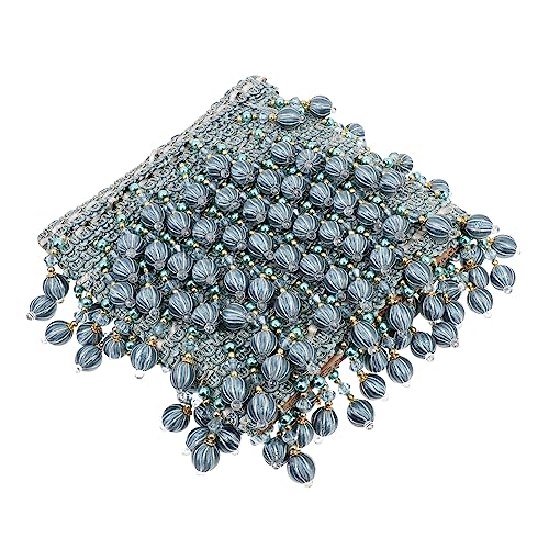 EPIGEIST Beaded Tassel Vorhangfransen Polyesterseide Bead Trim für Sofa und Gardinen Dekoration Einfach zu Schneiden für Diy und Übergardinen Stilvolles Fensterzubehör von EPIGEIST