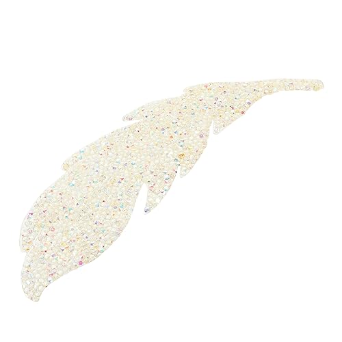 EPIGEIST Blattförmiger Strass Applikation Aufnäher für DIY Kleidung Taschen Hüte Dekorative Flicken zur Reparatur von Kleidung und Stilvollen Accessoires von EPIGEIST