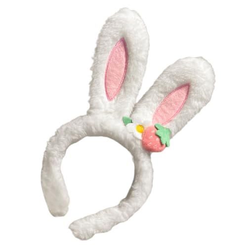EPIGEIST Bunny Ears Haarreif für Mädchen Plüsch Kopfband für Festivals Cosplay Fotografie Süßes Hasenohren Stirnband für Partys und Besondere Anlässe von EPIGEIST