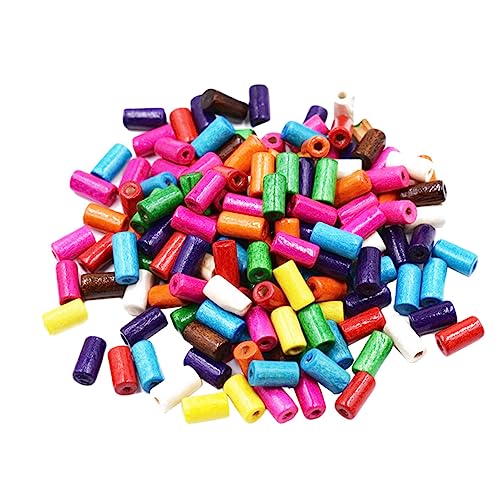 EPIGEIST Bunte Holzperlen Zylindrische Bastelperlen mit Mini DIY Schmuck Zubehör für Armbänder Halsketten und Heimdekoration ca EPIGEIST Bunte Holzperlen Zylindrische Bastelperlen mit Mini DIY Schmuck Zubehör für Armbänder Halsketten und Heimdekoration ca von EPIGEIST